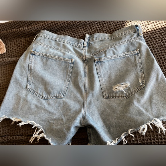 Agolde Criss Cross short in Symbol - Picture 6 of 7